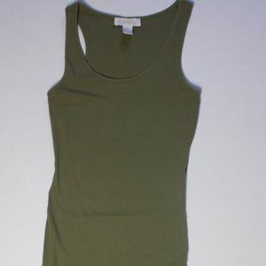 Knit tank top midi dress